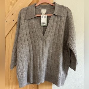 H&M collard sweater
